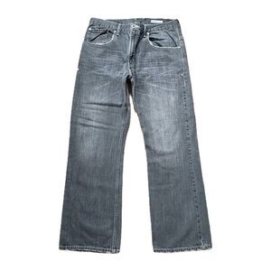 Vintage Y2K Levi's SilverTab Baggy Boot Sz 34x31 Charcoal Denim Jeans Gray Skate